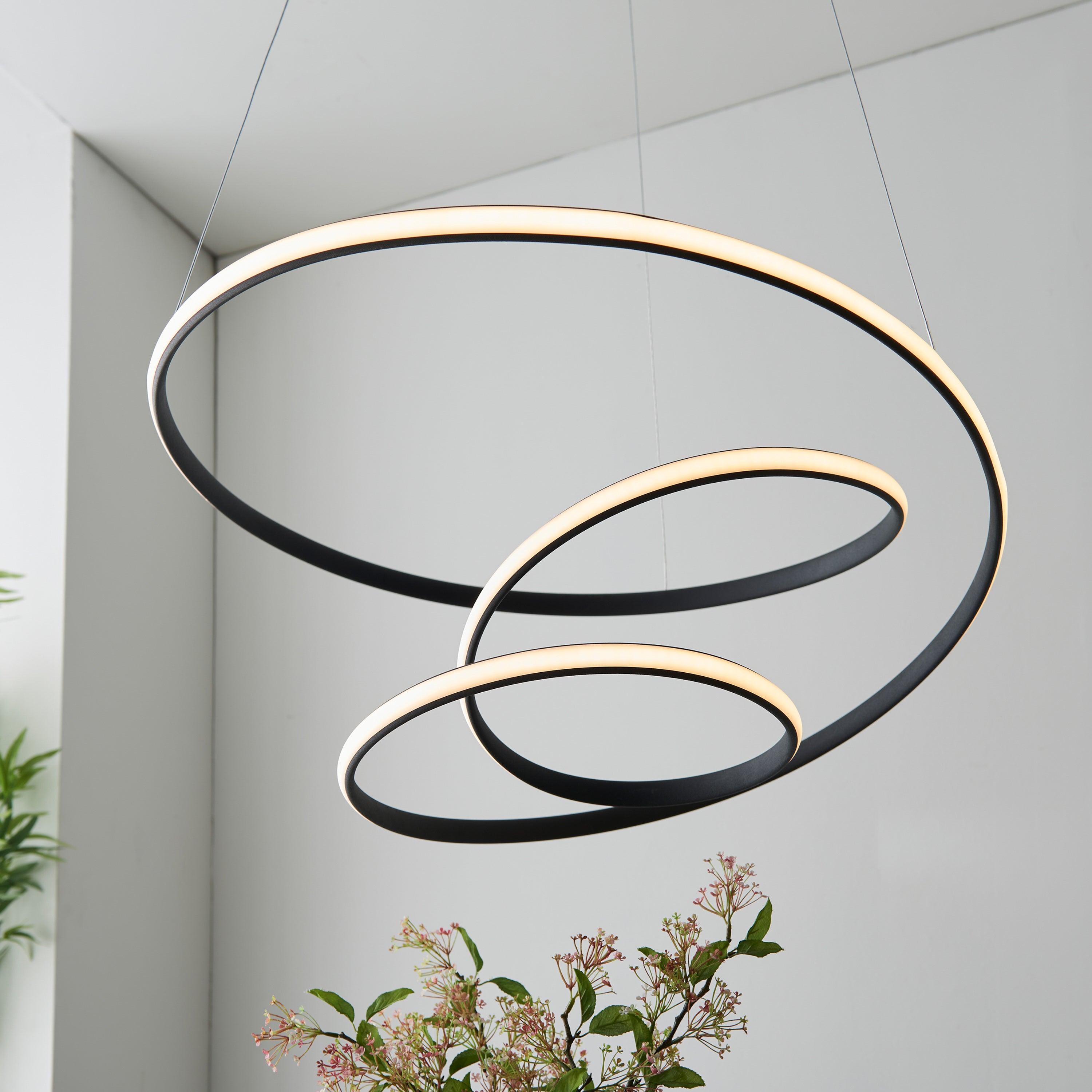 Anark Black Scribble LED Pendant Light